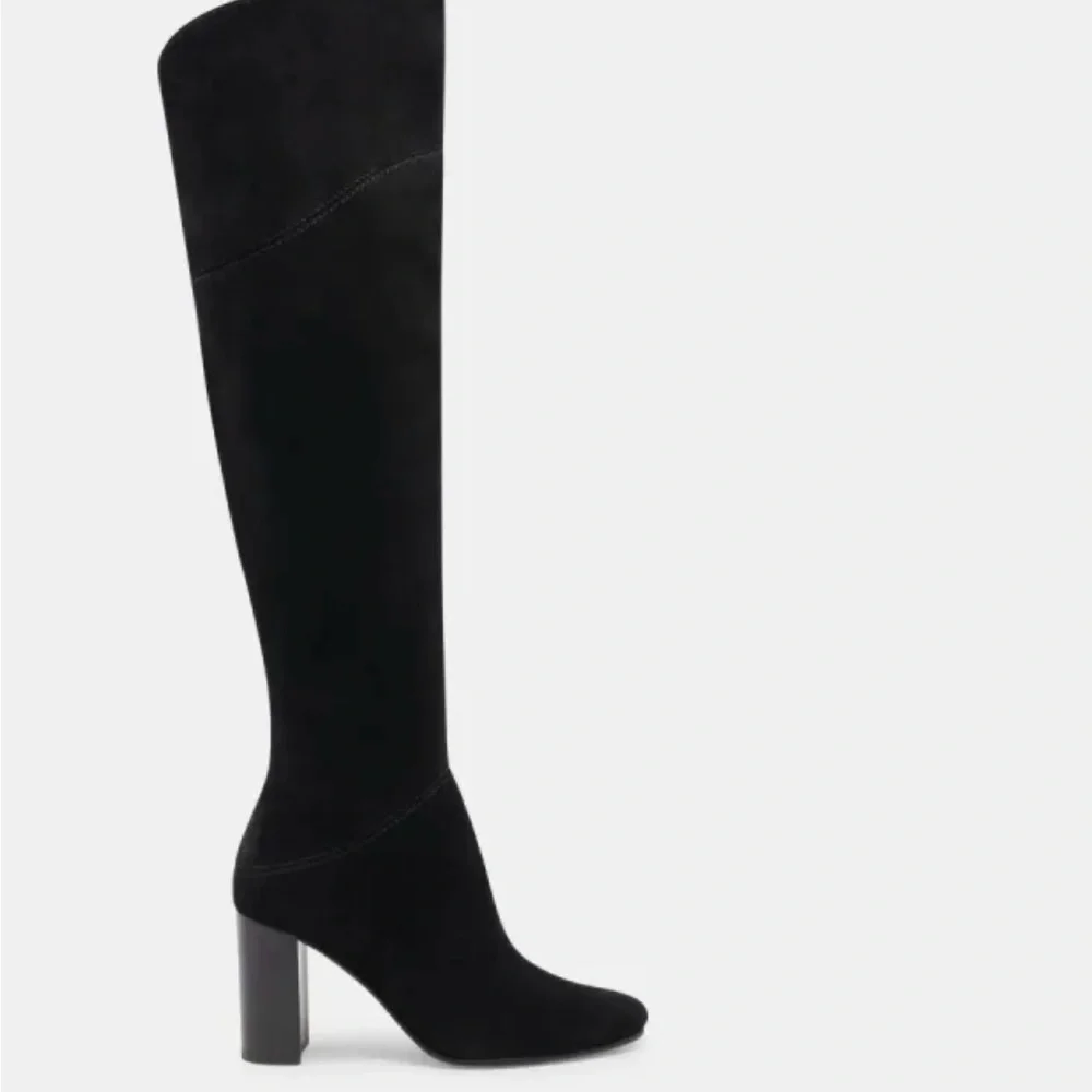 Sury Dolce Vita Wide-Calf Black Knee-High Boots